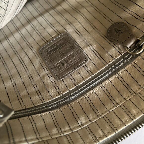 Frye Melissa Button Cross Body Bag, in Antique Grey - Picture 9 of 10